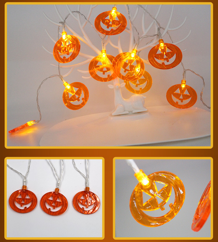 Halloween Decoration Pumpkin  Light  LED String Lights Lantern - Minihomy