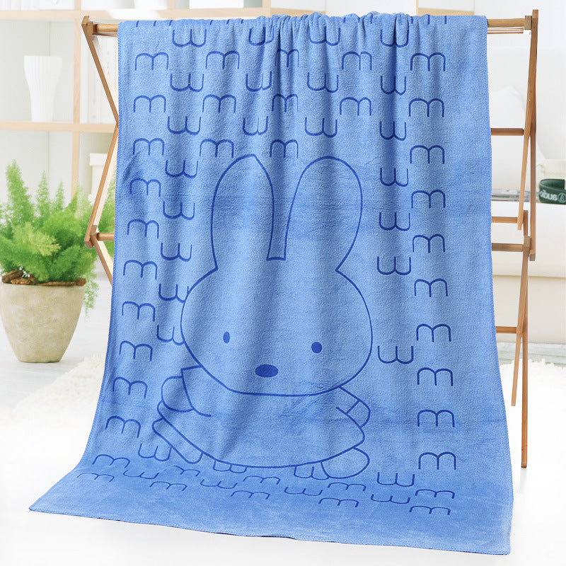 Bath towel beach towel cartoon print - Minihomy