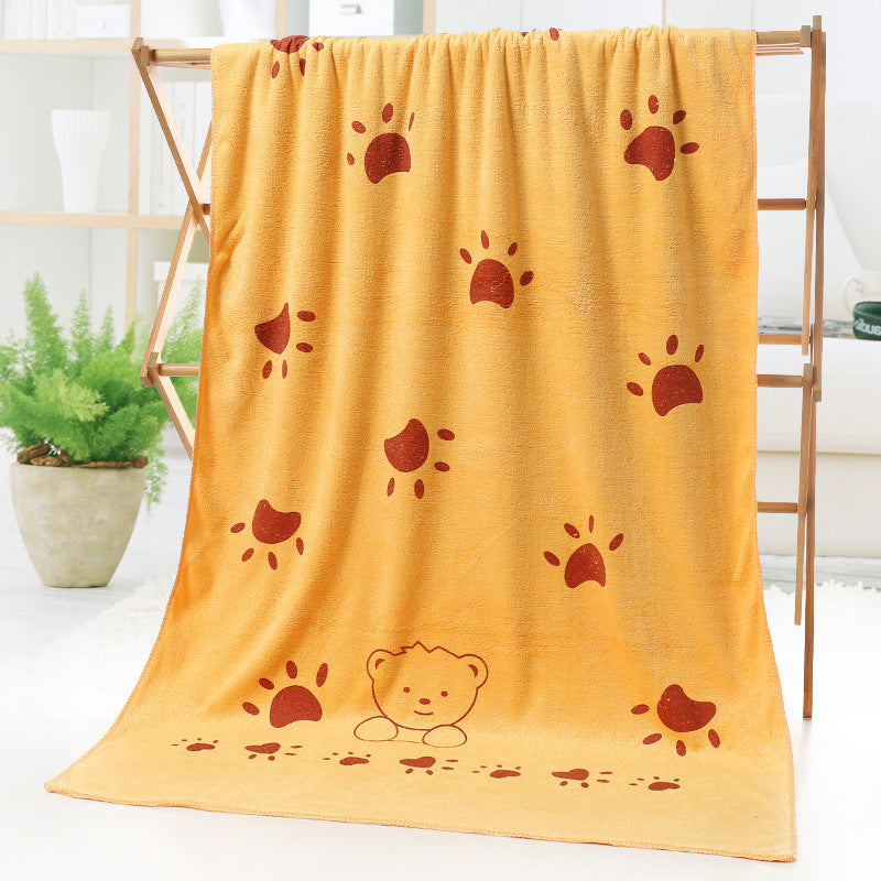 Bath towel beach towel cartoon print - Minihomy