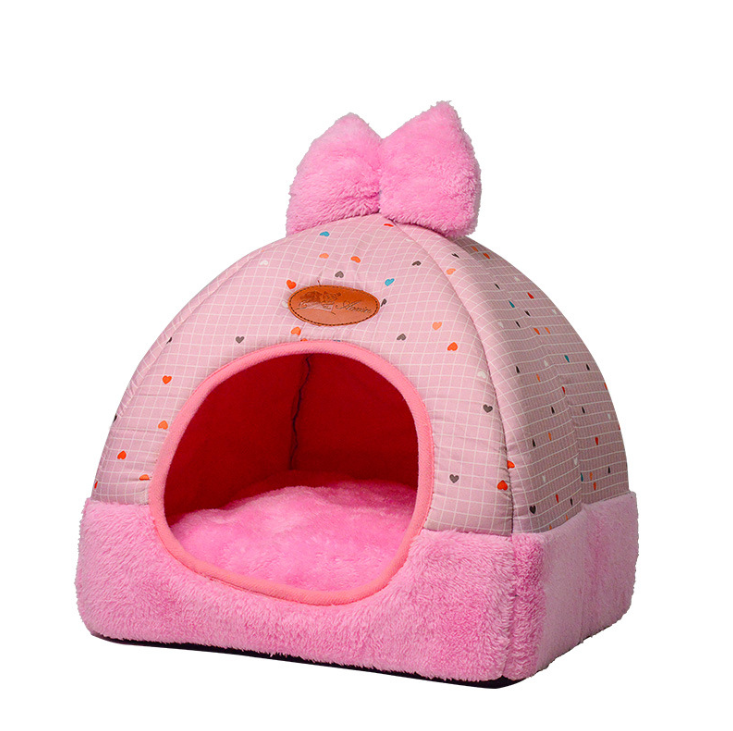 Cat House Closed Folding Cat Villa Teddy Pet Supplies - Minihomy