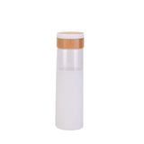 Handle Bamboo Cover Color Silicone Cover Outdoor Water Cup - Minihomy