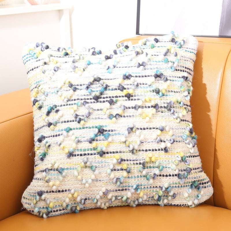 Ethnic Moroccan Style Hand-woven Wool Pillow - Minihomy