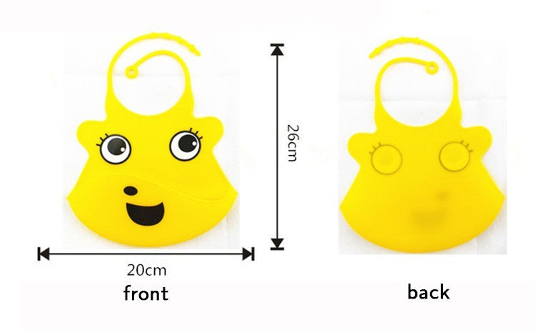 Baby bibs waterproof silicone feeding baby saliva towel  newborn cartoon waterproof aprons Baby Bibs - Minihomy