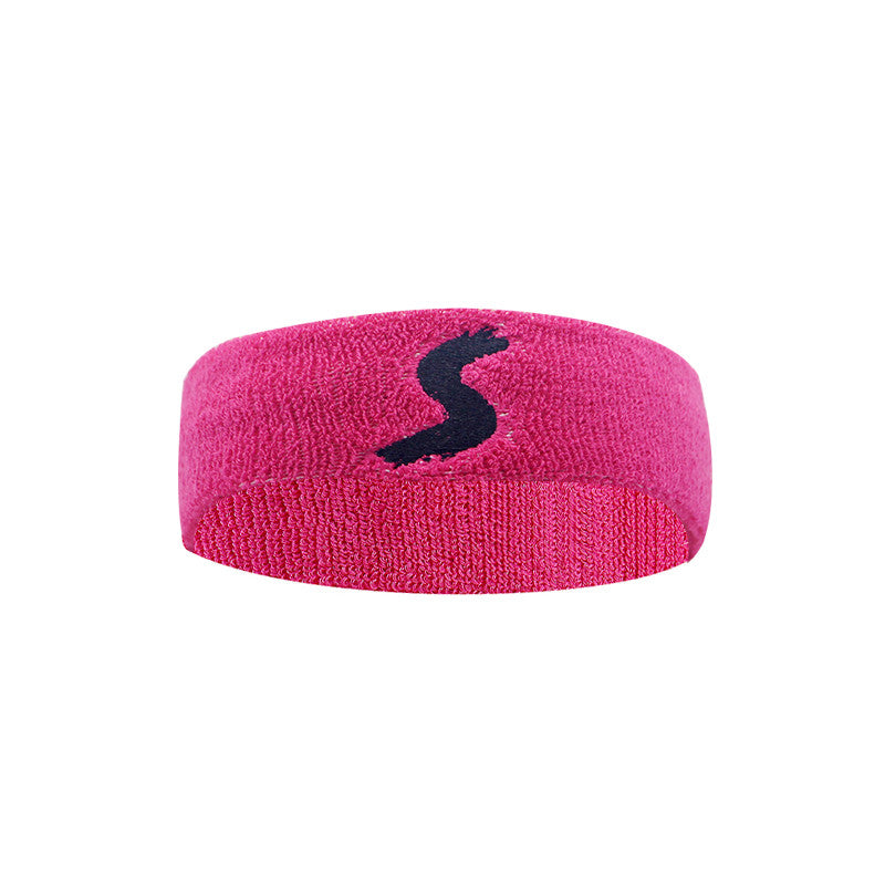 Polyester Cotton Sweat Headband Yoga Running Fitness Sweatband - Minihomy