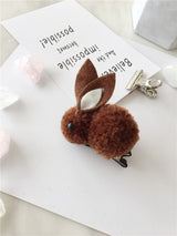 Hair ball rabbit hair ring - Minihomy