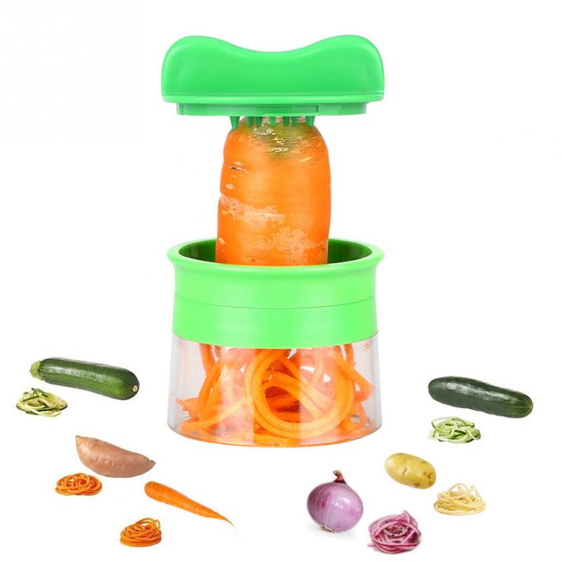 Food Slicer 3 In 1 Potato Spiralizer Multi-function Cutter Vegetable Slicer Kitchen Tools - Minihomy