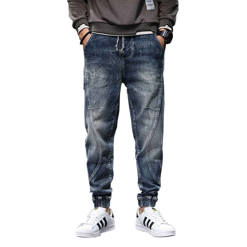 Men's Plus Velvet Stretch Plus Size Jeans Slim Casual - Minihomy