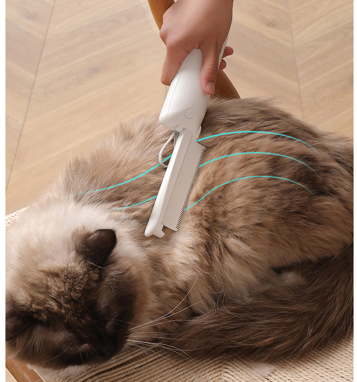 Pet Groomer Pet Hair Removal Brush Cat Grooming Brush Dog Cat Massage Epilator To Remove Floating Hair Cat Hair Dog Pet Supplies - Minihomy