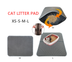 Double Layer Litter Cat Bed Pads  Pet Product Bed For Cats House Clean Mat - Minihomy