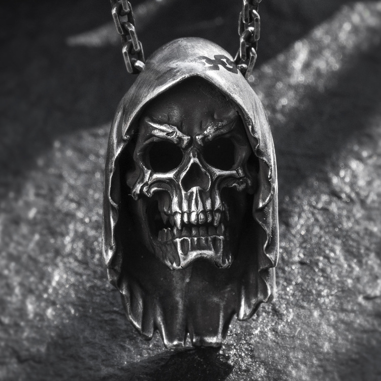 Hip hop skull necklace - Minihomy