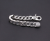 925 Sterling Silver Jewelry Retro Personality Men's Thick Creative Spring Hole Pop Bracelet - Minihomy