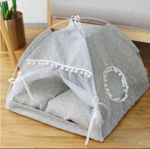 Beds Cute Cat Houses Home Cushion Pet Kennel Products - Minihomy