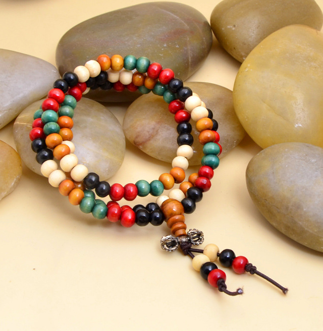 108 Bead Sandalwood Mala - Buddhist Meditation Necklace - Minihomy