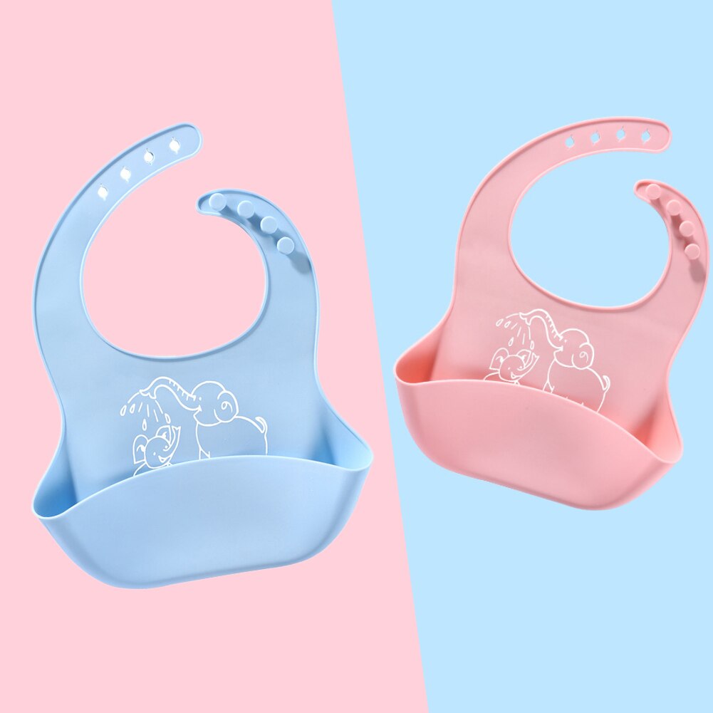 Baby food Bib baby meal silicone saliva bag - Minihomy