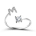 Adjustable 26 Initial Letter Ring Fashion Jewelry For Women - Minihomy