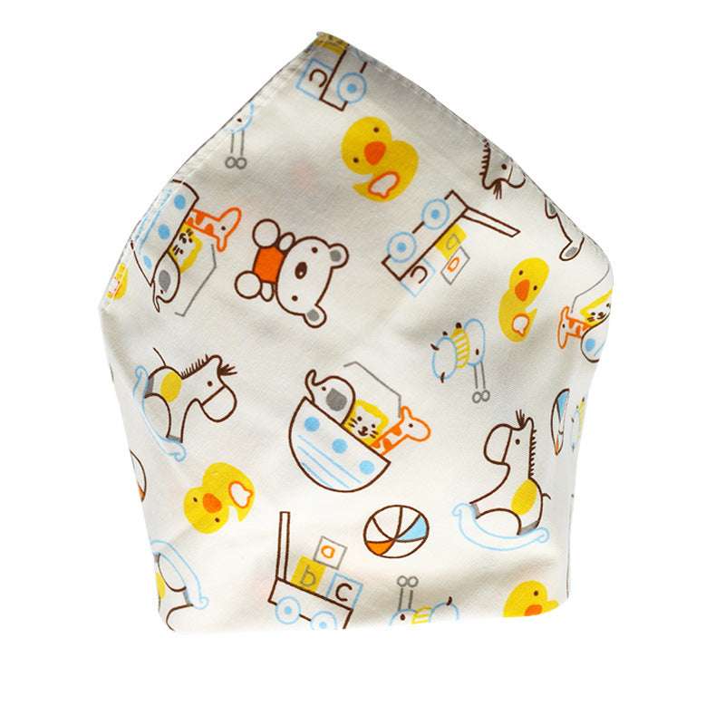 Baby Bibs Waterproof Triangle Cotton Cartoon Child Baberos Bandana Bibs - Minihomy