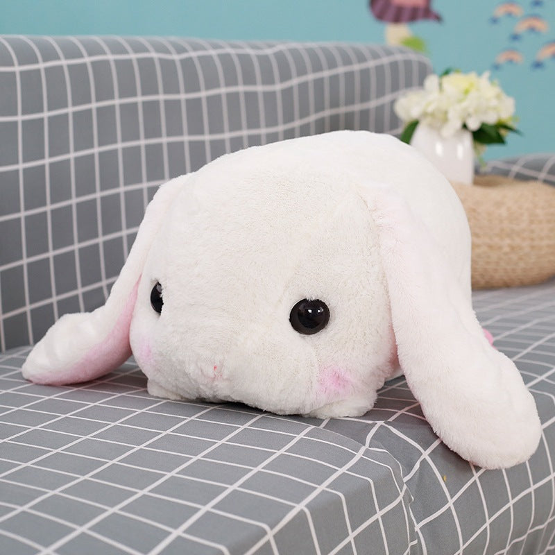 Lop rabbit pillow cartoon plush head rabbit - Minihomy