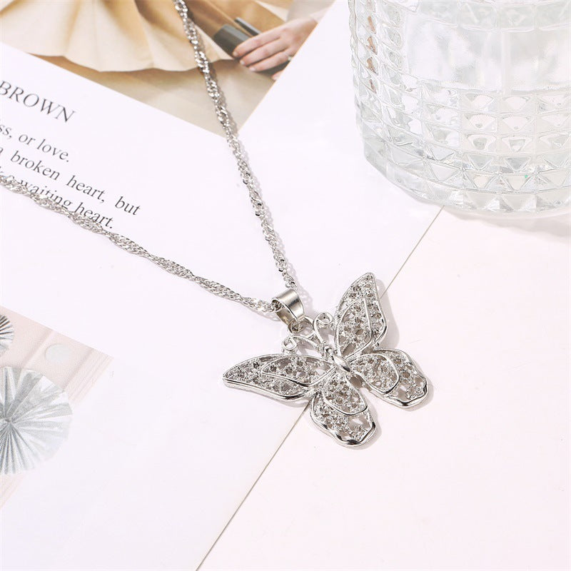 Butterfly Statement Necklaces Pendants - Minihomy