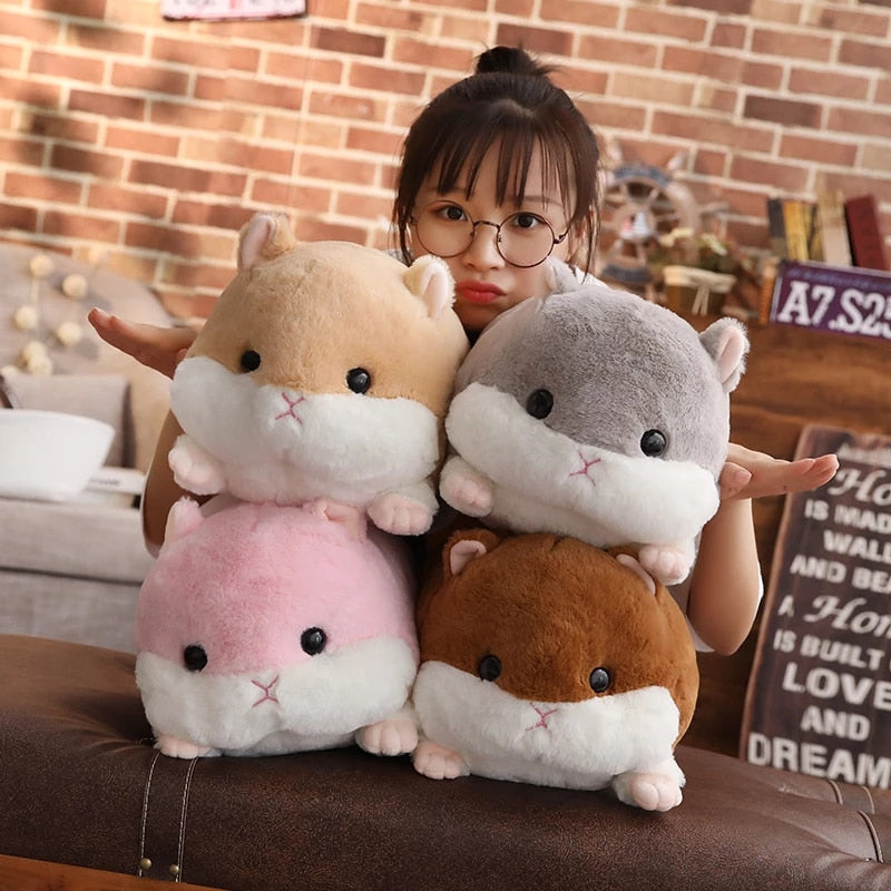 Cute Hamster Pillow Cartoon Hamster Plush Toys - Minihomy