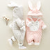 Cotton padded cotton baby romper thickened hooded clothes - Minihomy