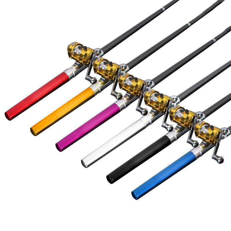 1 meters foreign trade Mini fishing rod, cross border Amazon WISH portable pen fishing rod Fishing Rod A - Minihomy