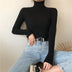 High Collar Warm Long Sleeve Sweater Women - Minihomy