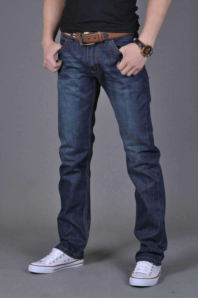 Explosive Fall Winter Straight Slim Men's Jeans - Minihomy