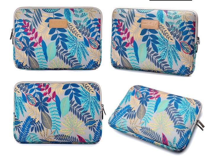 Colorful Leaf Notebook Sleeve Bag   Inch 15.6 Inch Computer Bag - Minihomy