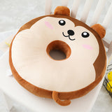 Donut cushion pillow cute back - Minihomy