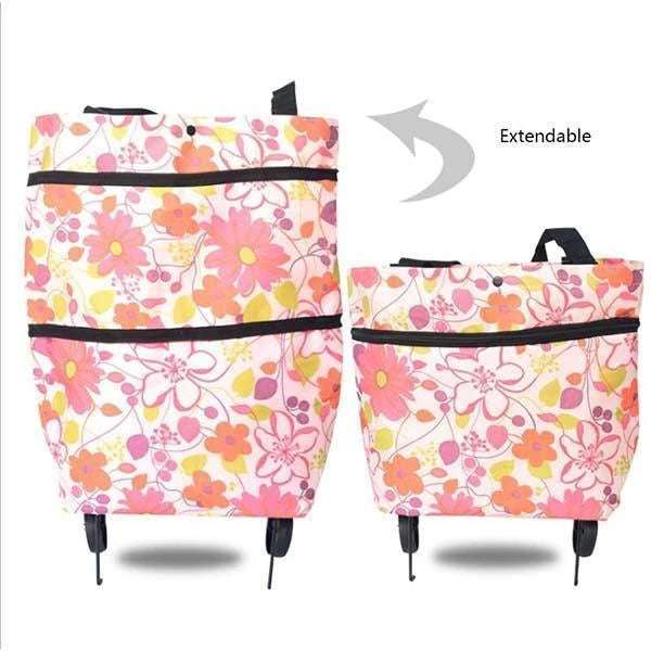 Foldable High Quality Tug Bag Shopping Cart - Minihomy