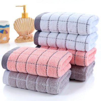 Jacquard checked towel - Minihomy