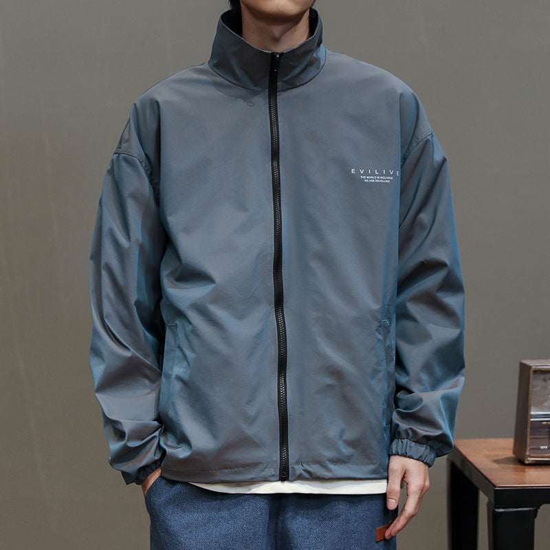 Gradient workwear jacket men - Minihomy