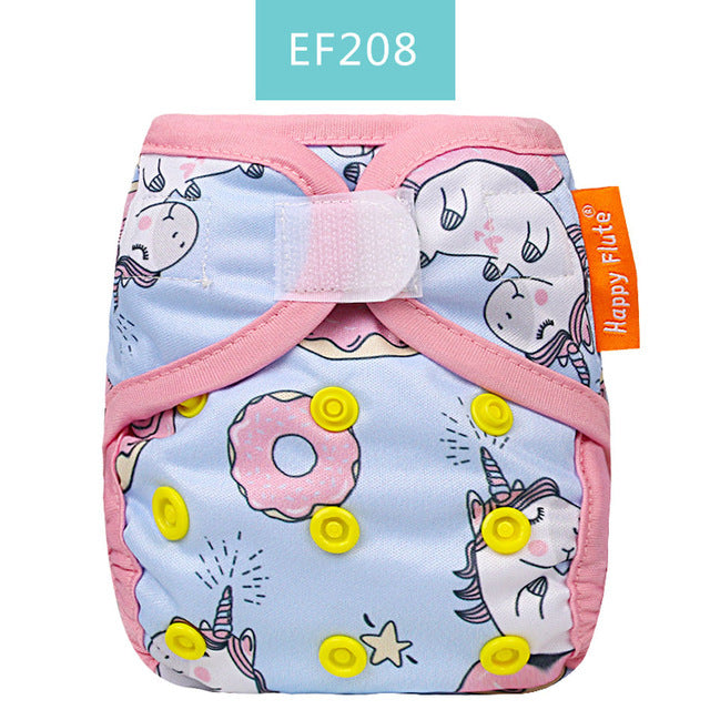 Newborn Concealed Button Adjustable Cloth Diapers - Minihomy