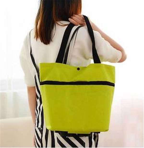 Foldable High Quality Tug Bag Shopping Cart - Minihomy