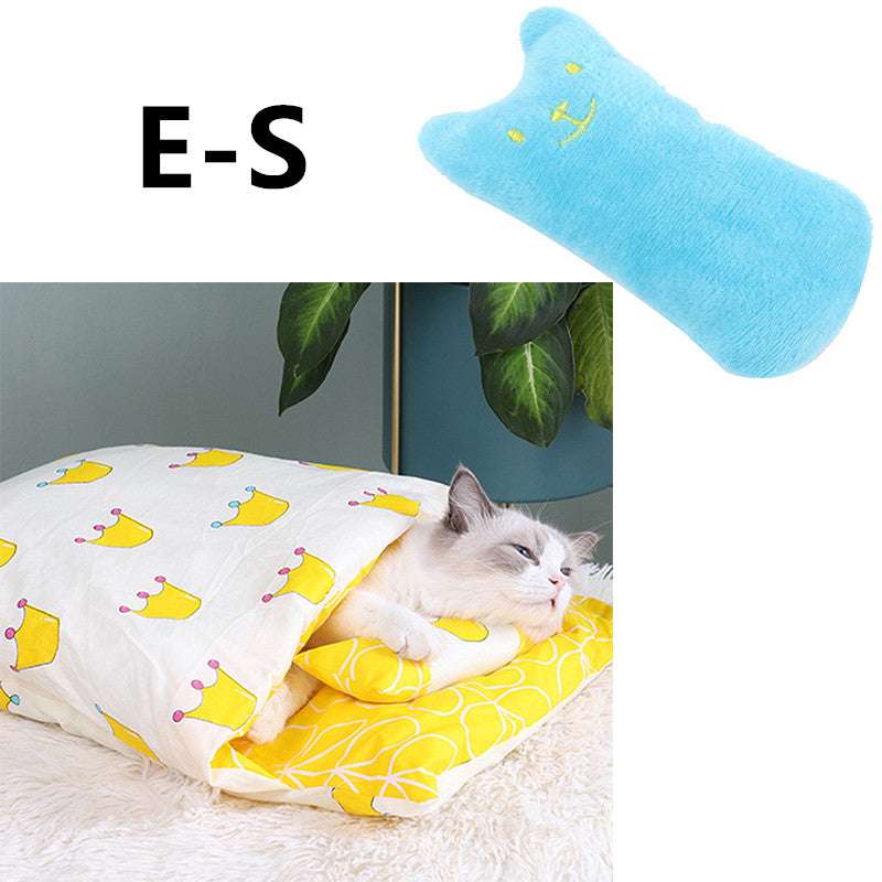 Cat Litter Winter Warm Closed Removable And Washable Quilt - Minihomy