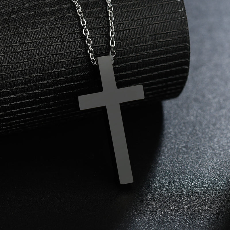 Stainless steel cross necklace