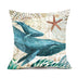 Cushion Covers Sea Turtle Printed Throw Pillow Cases For Home Decor Sofa Chair Seat - Minihomy