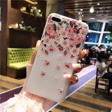 Embossed Flower Phone Case Cover - Minihomy