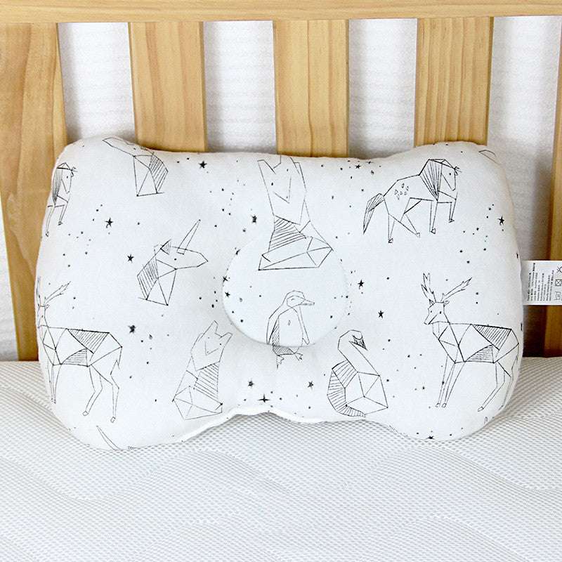 Bedding Baby Kids Pillow Anti Roll Sleeping Pillow Neck Head Baby Pillow - Minihomy