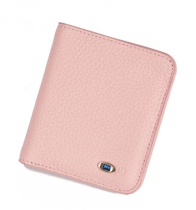 Unisex Wallet Real Leather Short Money Intelligent Bluetooth Anti-theft Korean Fashion Wallet - Minihomy