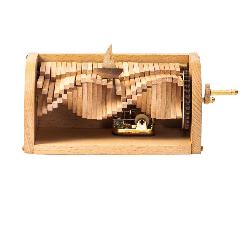 Wooden hand-operated wave making machine