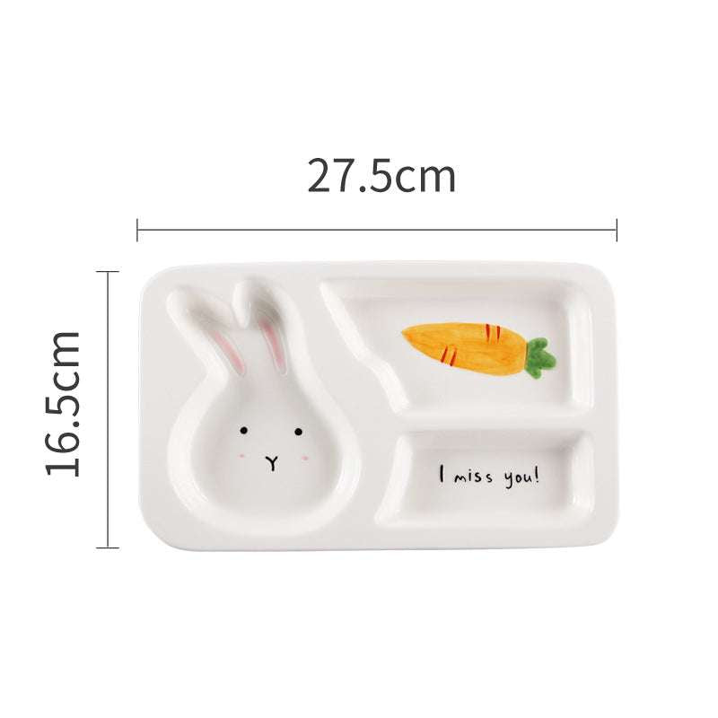 Creative cartoon tableware children baby griddle - Minihomy