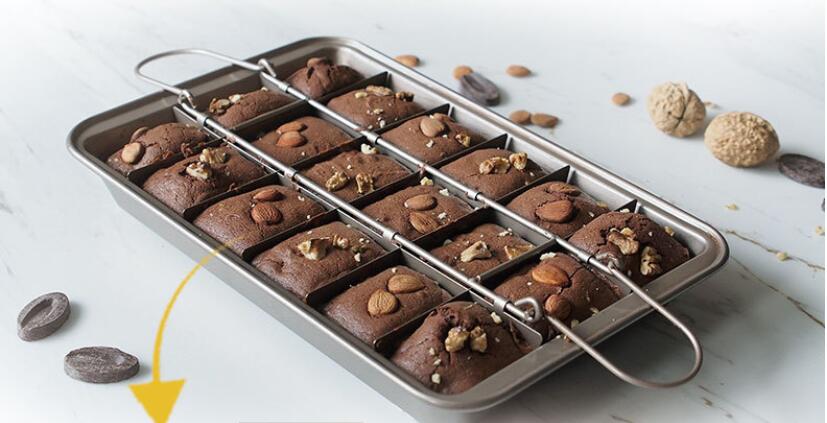 Brownie Baking Pan Cake Mould Square Bread Baking - Minihomy