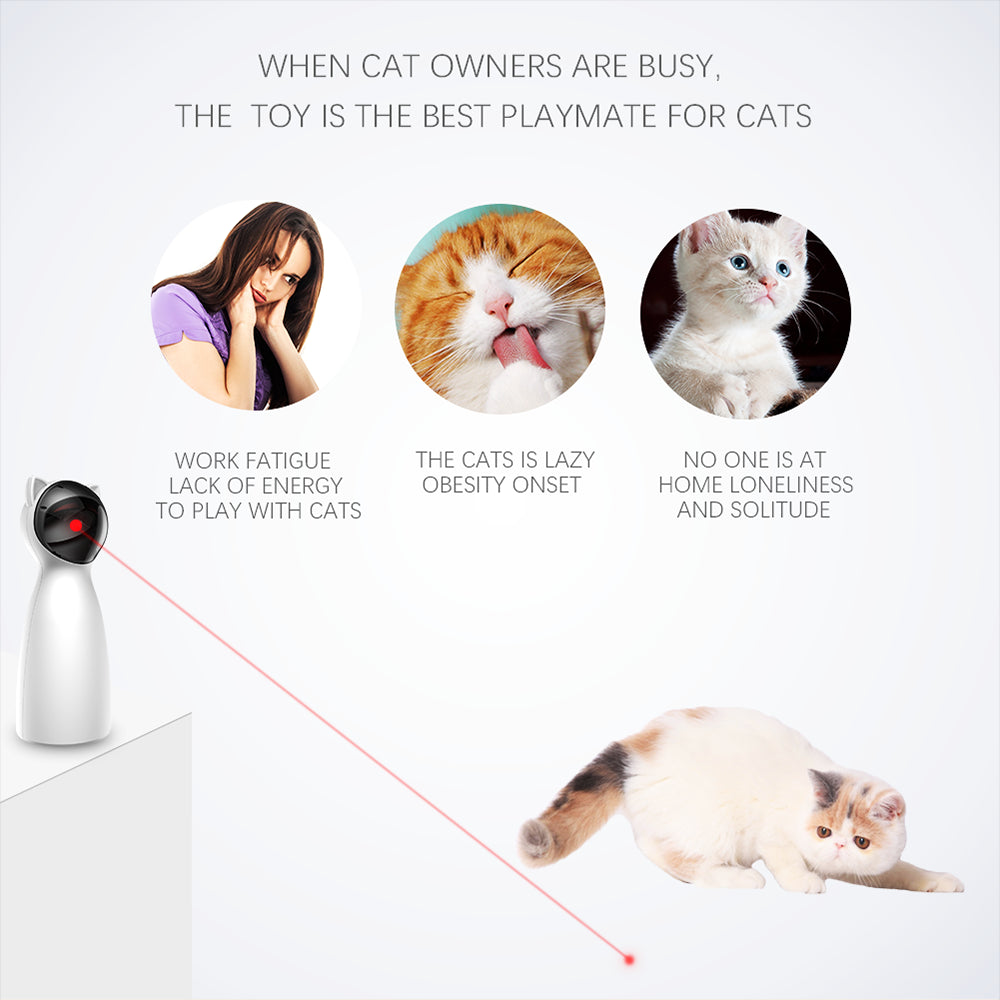 Creative Cat Pet LED Laser Funny Smart Toy - Minihomy