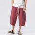 Chinese Style Cotton And Harem Pants - Minihomy