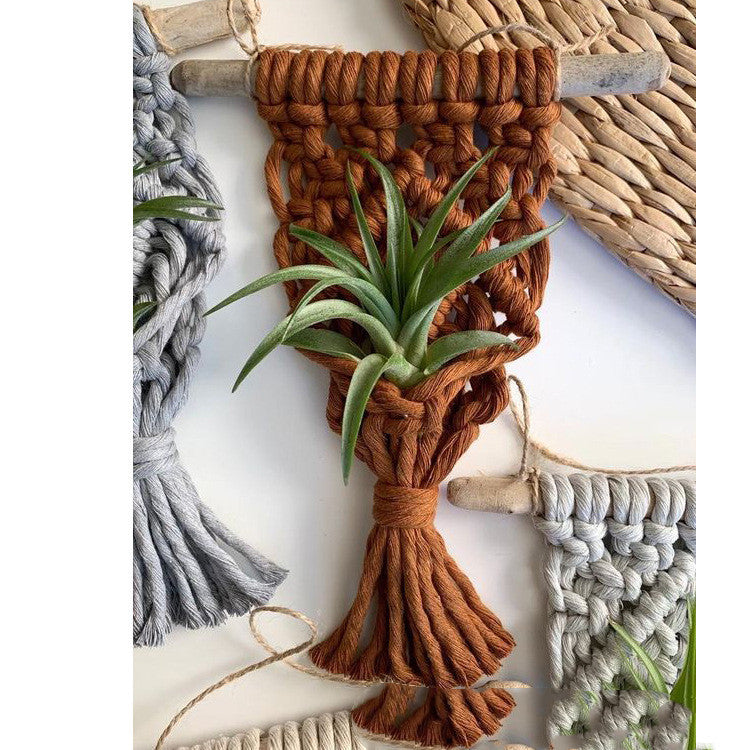 Home Decor Mini Macrame Plant Hangers For Air Plant - Minihomy