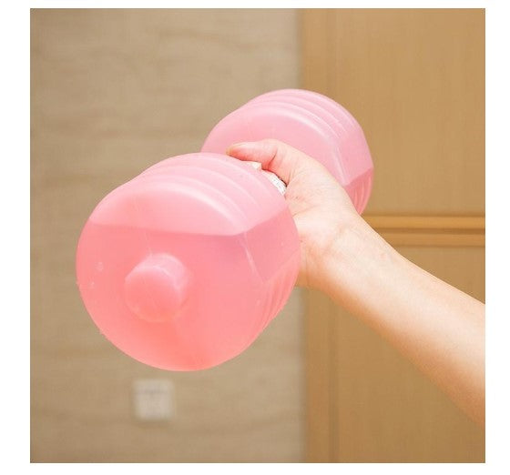 Water imported plastic irrigation water injection Japanese ladies fitness body dumbbells