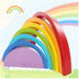 Kids Wooden Blocks Rainbow Wooden Buliding Blocks - Minihomy