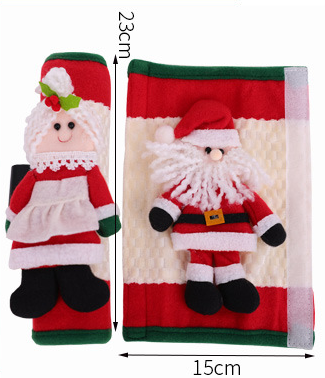 Christmas decoration refrigerator glove - Minihomy