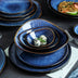 Blue ceramic plate bowl - Minihomy